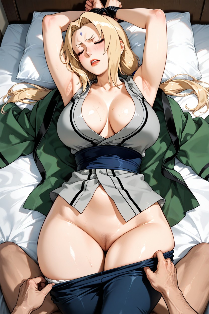 Tsunade From Naruto, 25+, Arched Eyebrows Hentai AI Porn