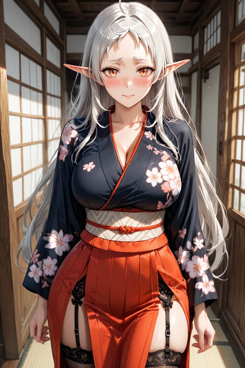 Medium Ass, Very Long Hair, Sylphiette From Mushoku Tensei Hentai AI Porn