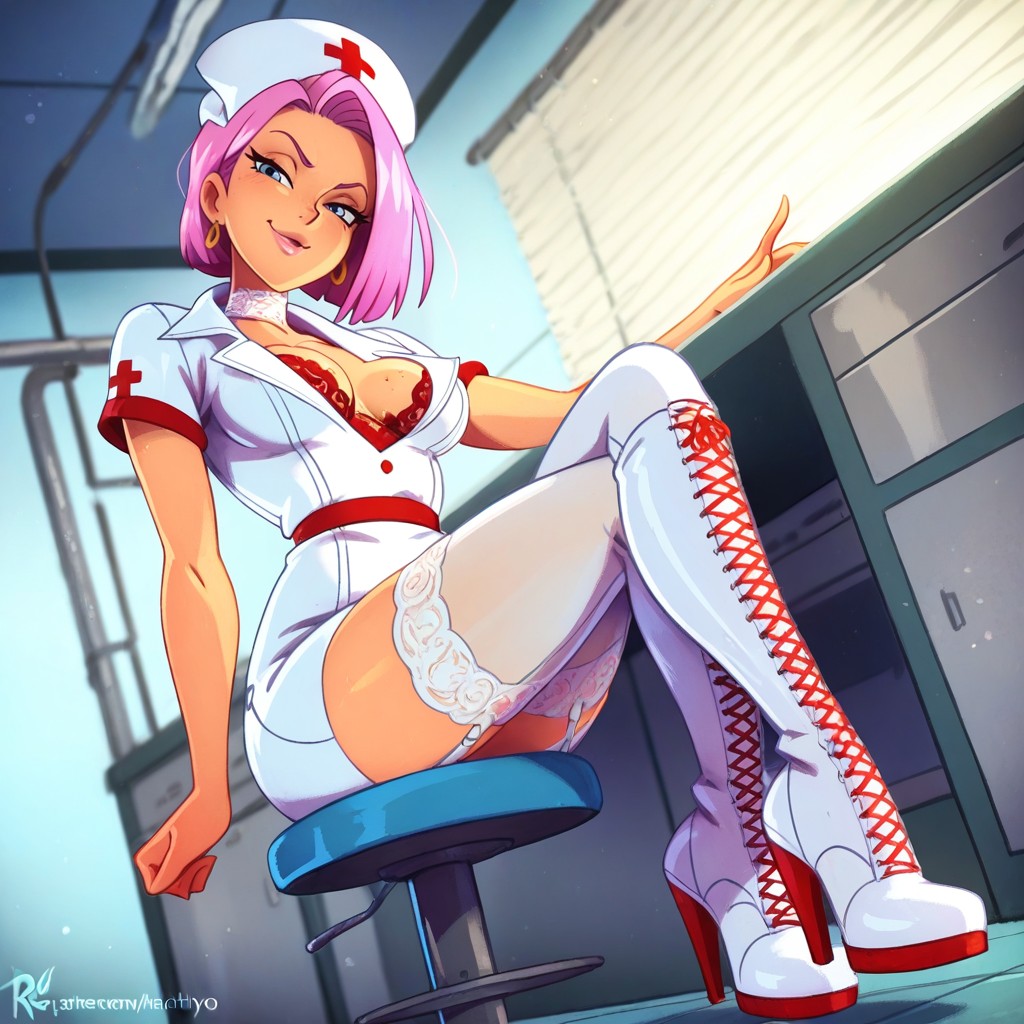 Merunyaa Style, Keep Female’s Waist Center Frame, Medium Breasts Hentai IA pornografia