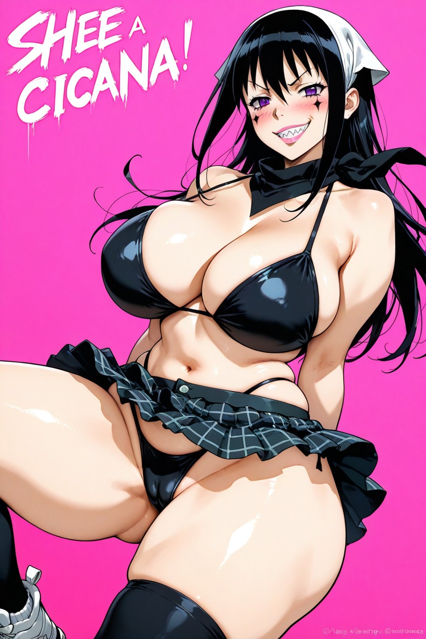 Black Hair, Looking At Viewer, Sport Socks Hentai AI Porn