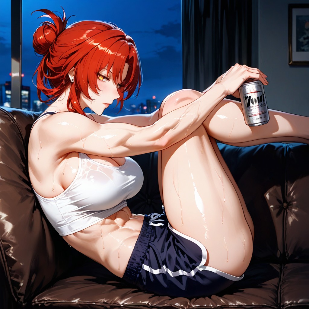 Muscular, Side View, Oppressive Hentai AI Porn