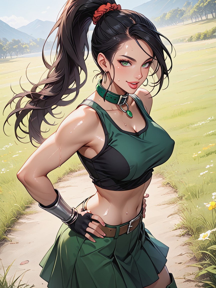 Mignon, Green Collar, Waist Porno IA Hentai