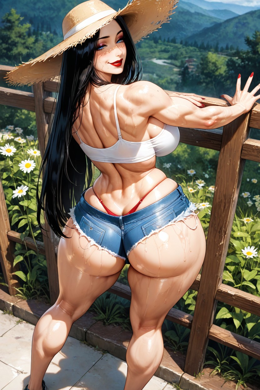 Big Ass, Plump Tits, Toned And Feminine Hentai AI Porn