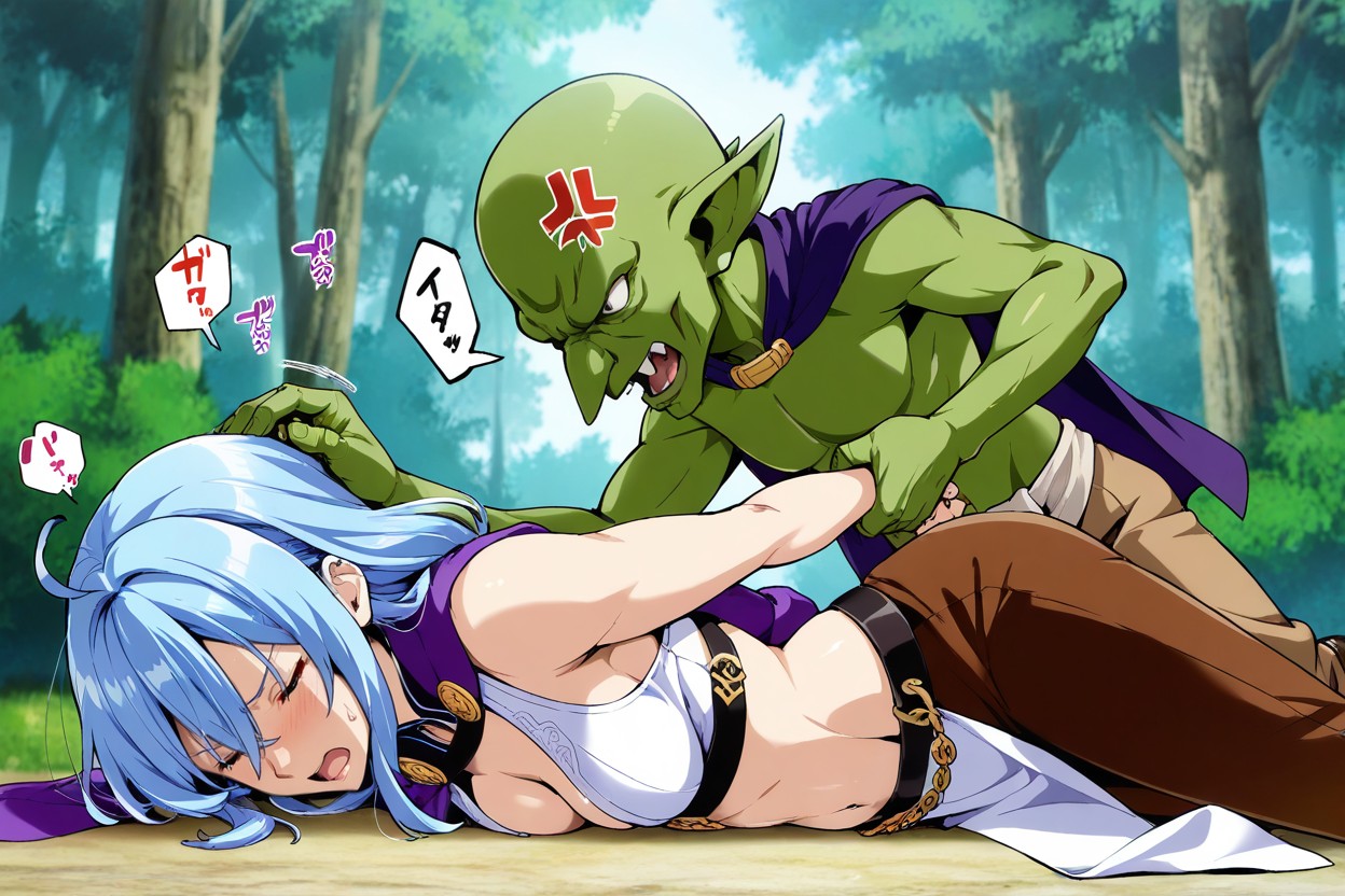 Female's Head Down, Inside, Female Open Mouth ヘンタイAIポルノ