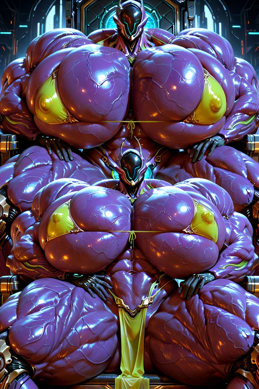 Gigantic Perfect Boobs, Hyper Colossal Thighs, Gigantic Huge Hyper Thighs Hentai AI Porn