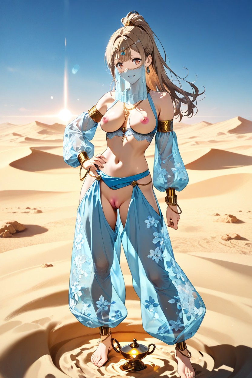 Standing, Medium Breasts, Medium Ass Hentai AI Porn