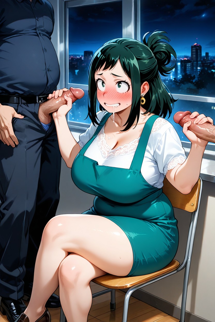 Detailed Face, Drooling, Classroom Hentai AI Porn