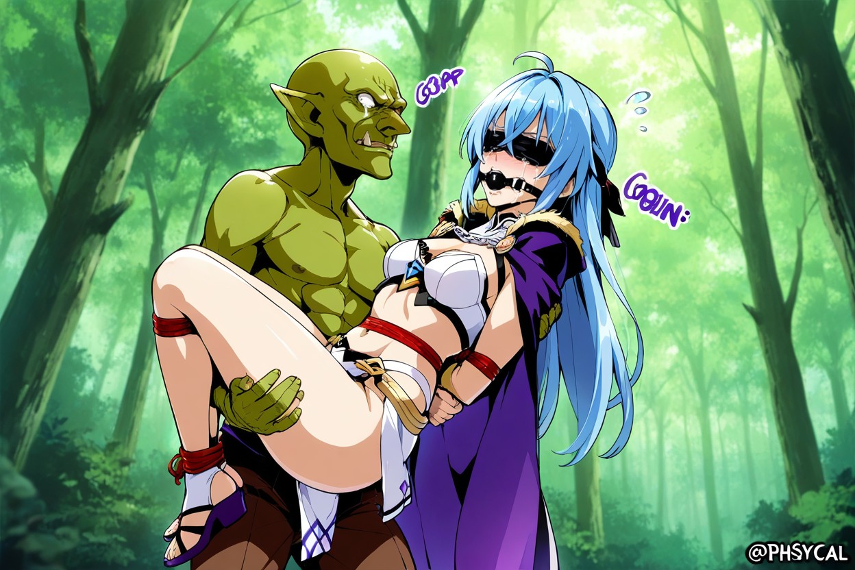 Only Tow Character, Bald Goblin, Only One Female Character Rimuru Tempest From Tensura Porno IA Hentai