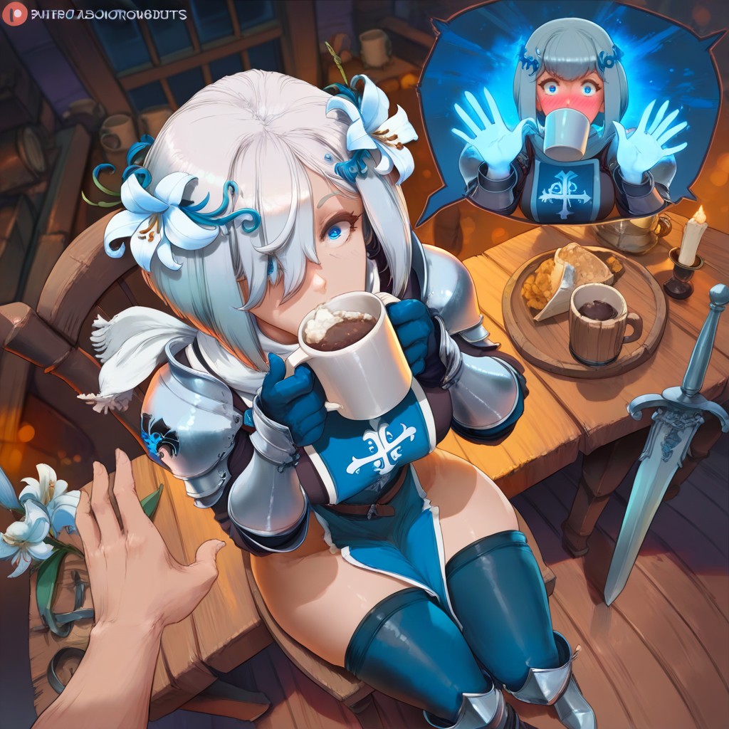 High Angle, Dutch Angle, Ale Mugs Porno IA Hentai
