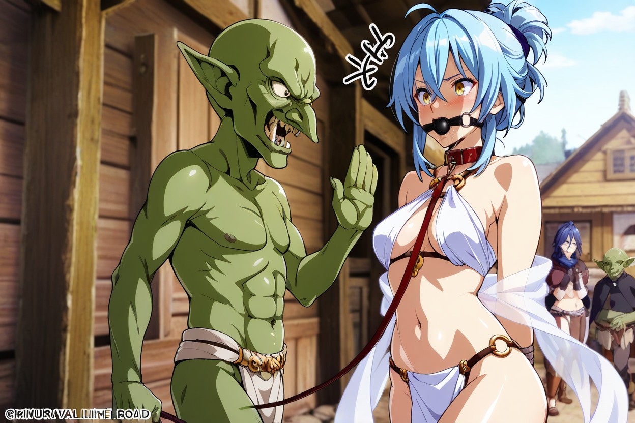 In Mediaval Village Road, Day, Applauding Porno IA Hentai