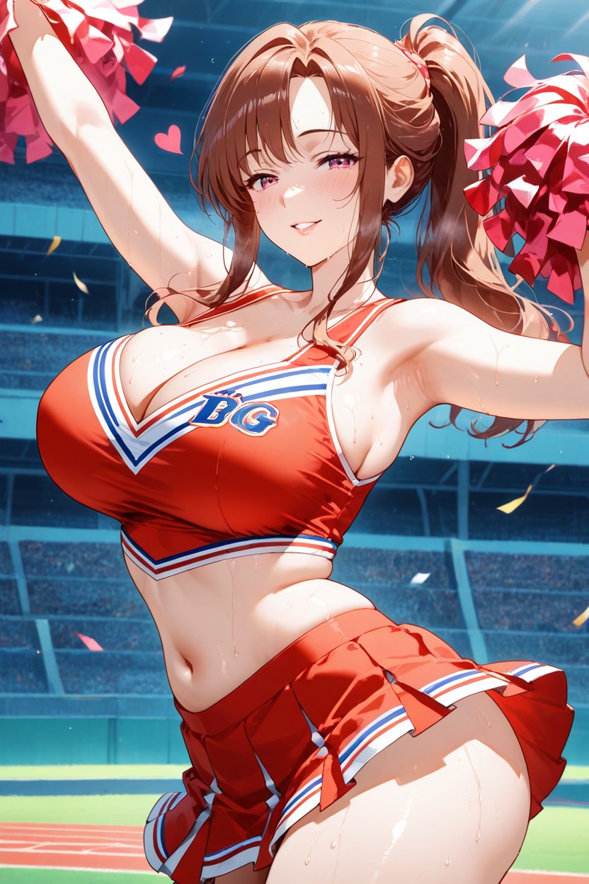 Heart Shaped Ass, Smooth Skin, Solo Hentai AI Porn