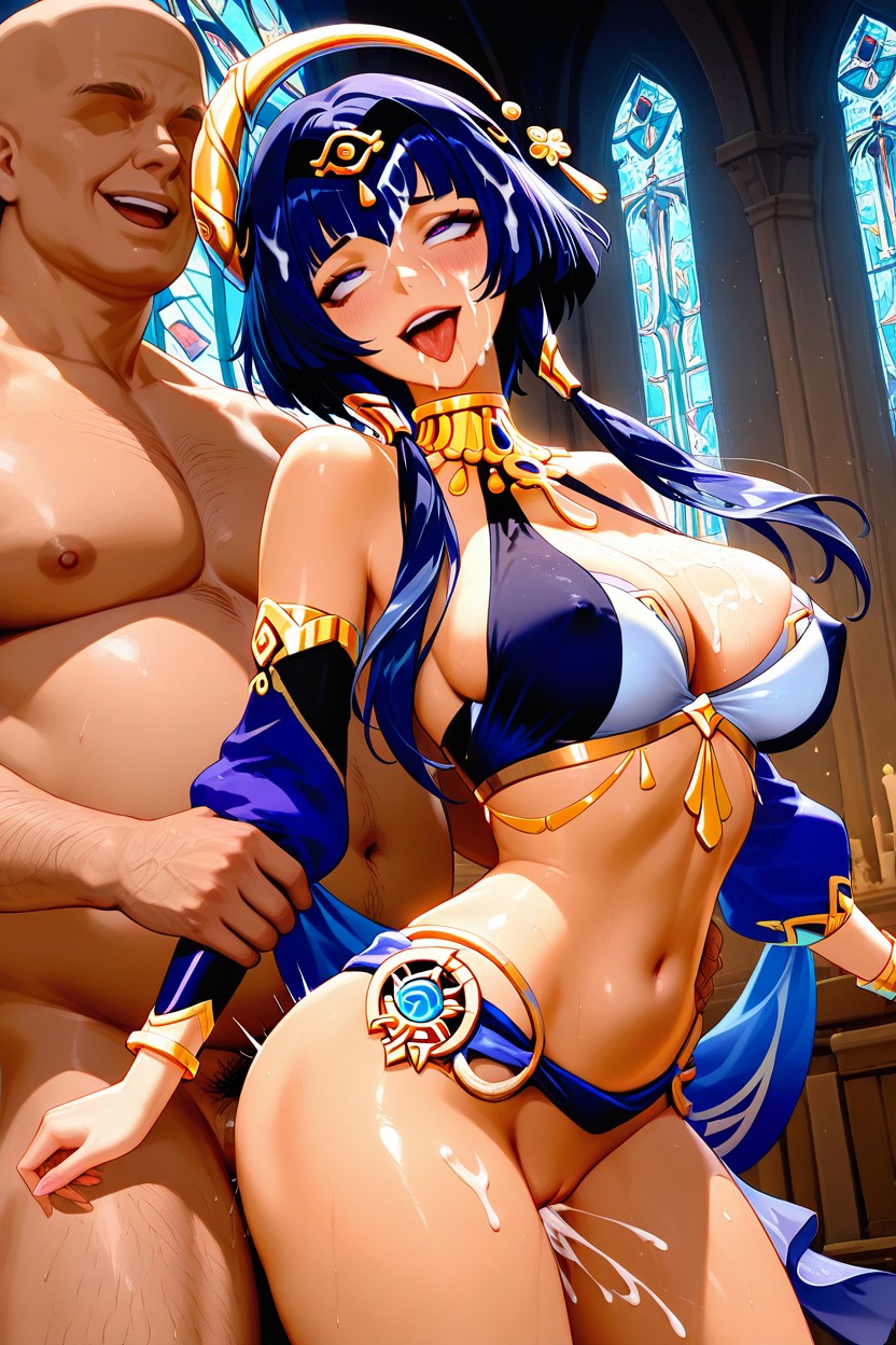Church, Cum Explosion, Belly Dancer Hentai AI Porn