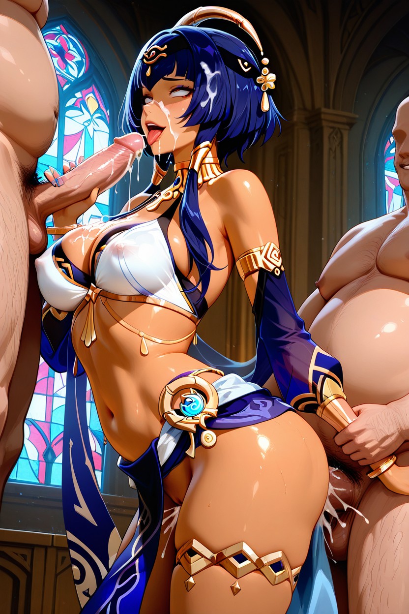 Medium Ass, Spitroast, Extreme Ahegao Hentai AI Porn
