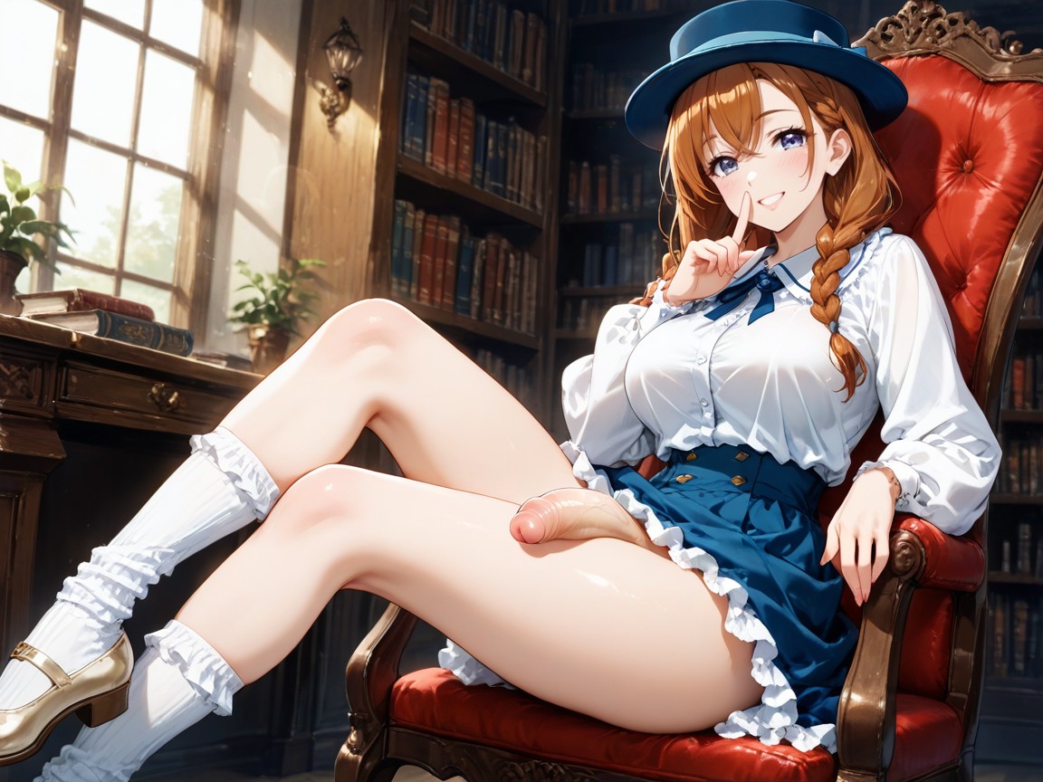 Side Braids, Poitrine Moyenne, Middle Hair Porno IA Hentai
