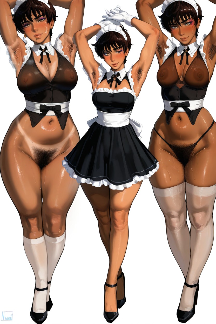 Medium Ass, Gloves, Large Expressive Eyes Hentai AI Porn
