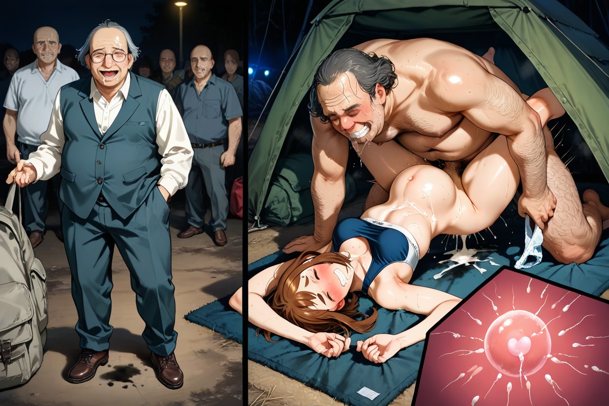 Ultra Detailed, Fucked By A Bald Homeless Man, Ugly Man Hentai IA