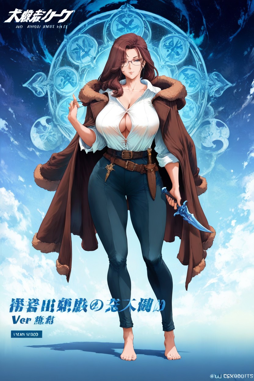 18+, Full Body Portrait, Heavy Breasts Hentai AI Porn