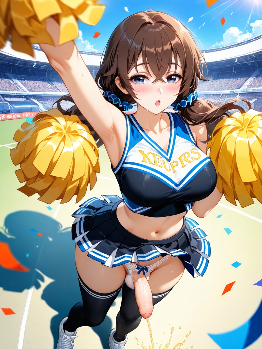 Detailed, Looking Back At Viewer, Confetti Hentai AI Porn