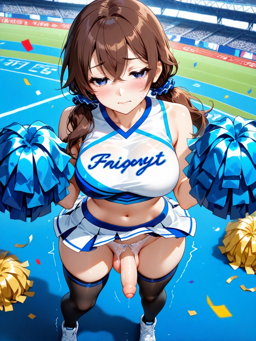 Solo, Blush, Wide Eye Hentai AI Porn