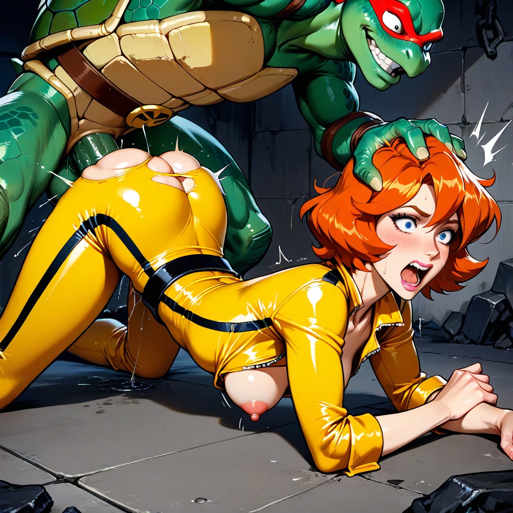 Hyper Snatched Waist, On Woman, Breasts Exposed Hentai AI Porn