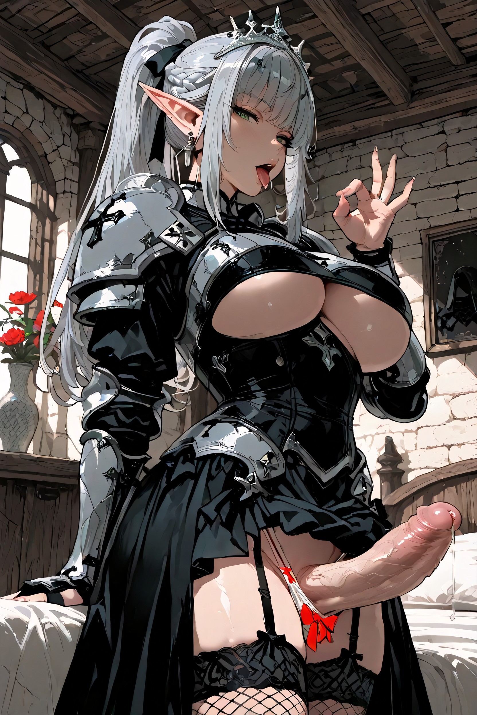 Detailed, Dress Armor, Vase Hentai IA