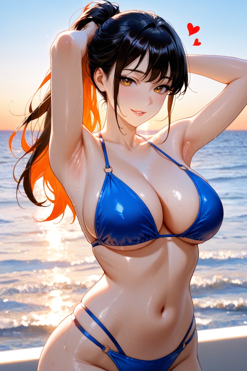 Smooth Hairless Armpits, Healthy Skin, 18+ Hentai AI Porn