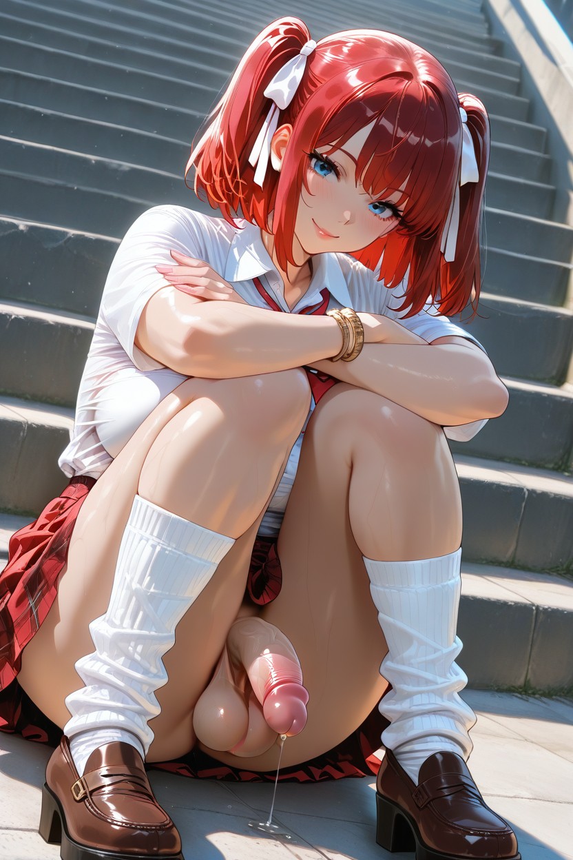 Looking At The Viewer, Soft Skin, Front View Hentai AI Porn