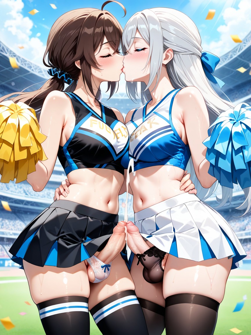 Pretty Idol Face, From Side, Detailed Hentai IA