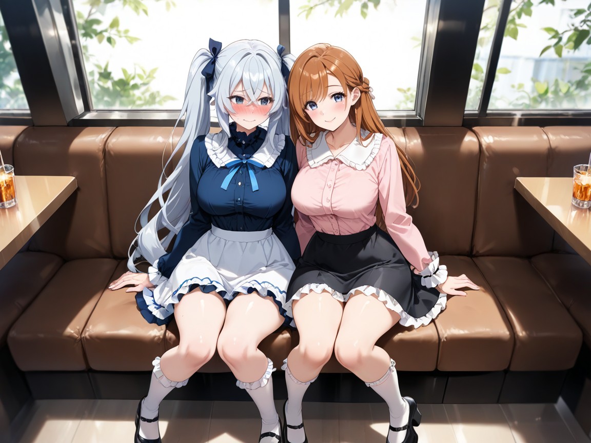 Female Is Detailed Face, Square Eyes, Duo Hentai AI Porn