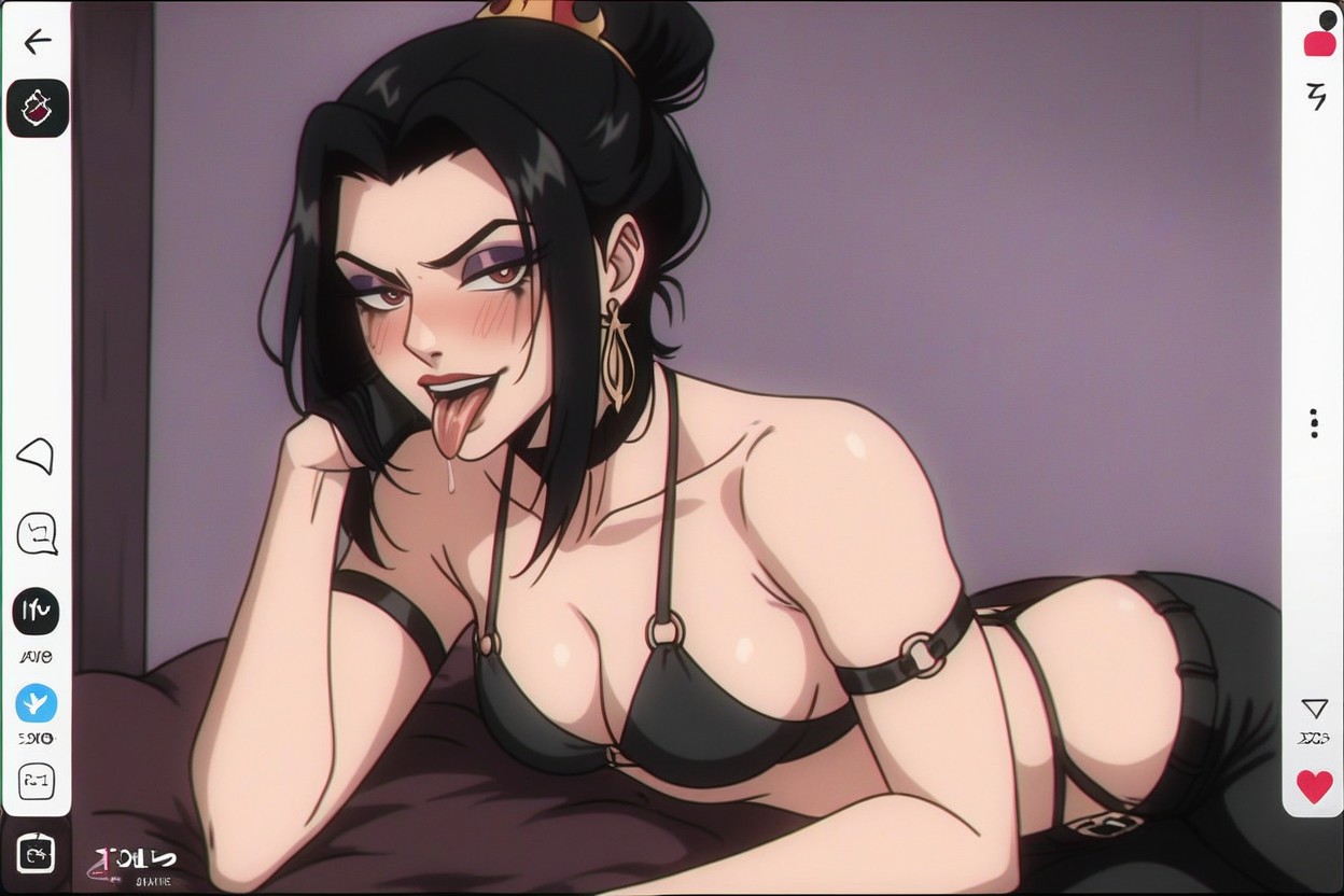 Dark Mysterious Basement At Night Time, Gold Earrings, Mirror Selfie With Her Iphone Hentai AI Porn