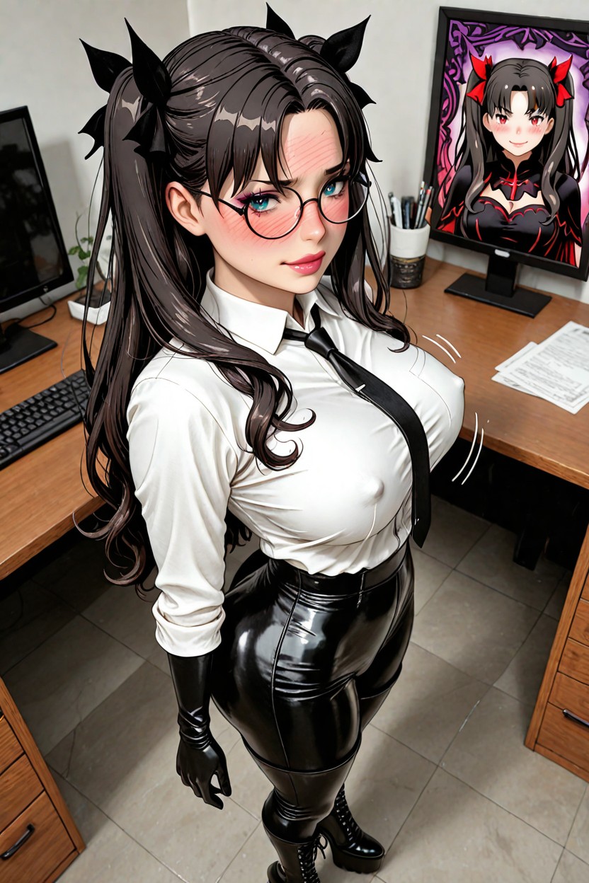 Shy, Top Down, Medium Ass Hentai AI Porn