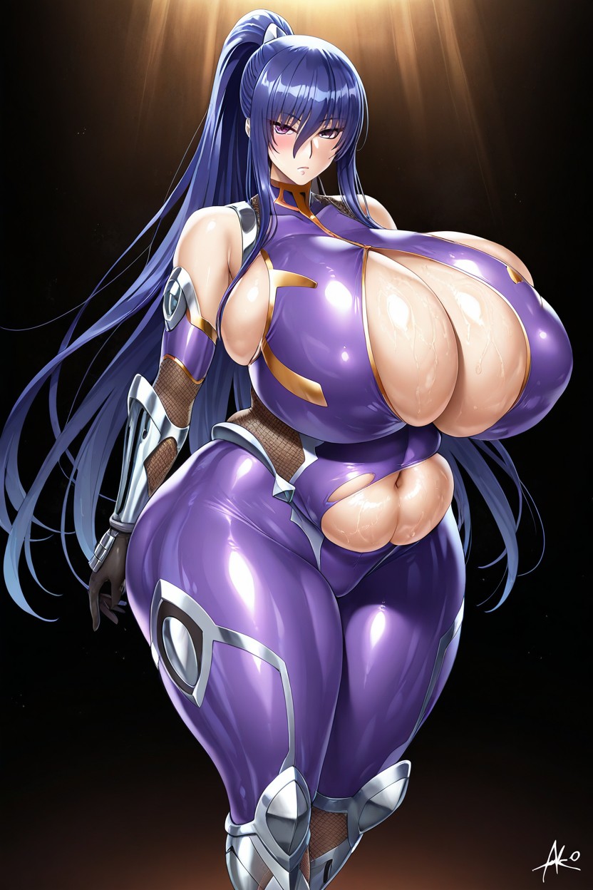 Bored Looking At Viewer, Silver Elbow Gauntlets, Extremely Large Ass Hentai AI Porn