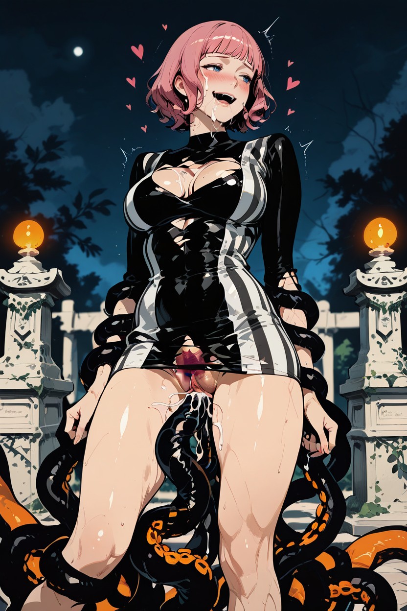 Horny, Torn Clothes, Bobcut Hentai AI Porn