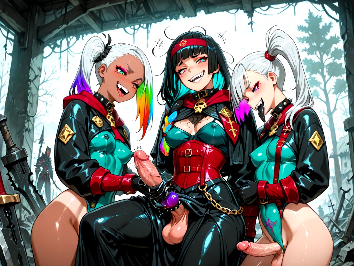 Sharp Teeth, Fit, Collar Hentai AI Porn