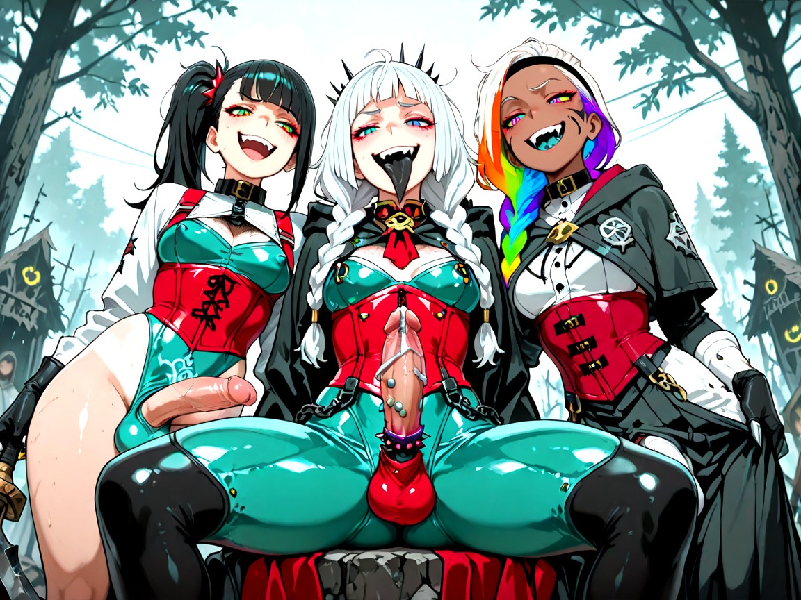 Red Thong, Long Tongue, Head Down Hentai AI Porn