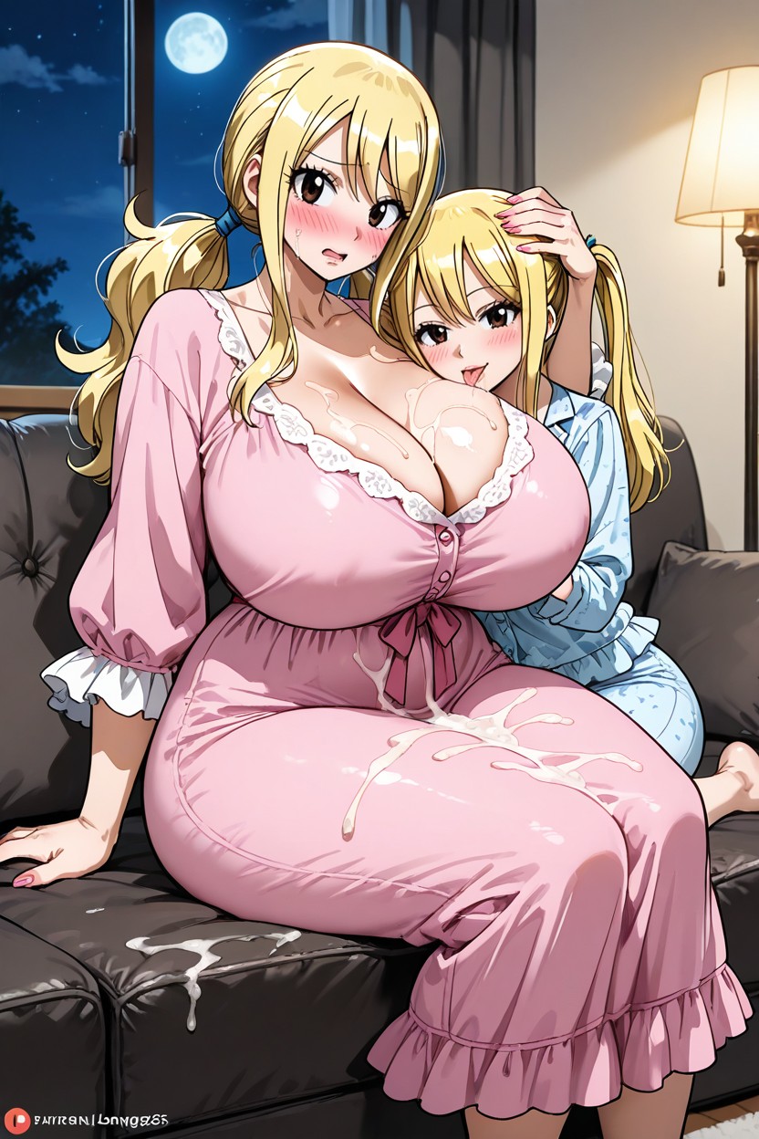 Thick Ass, Shiny Cleavage, Horny Hentai AI Porn