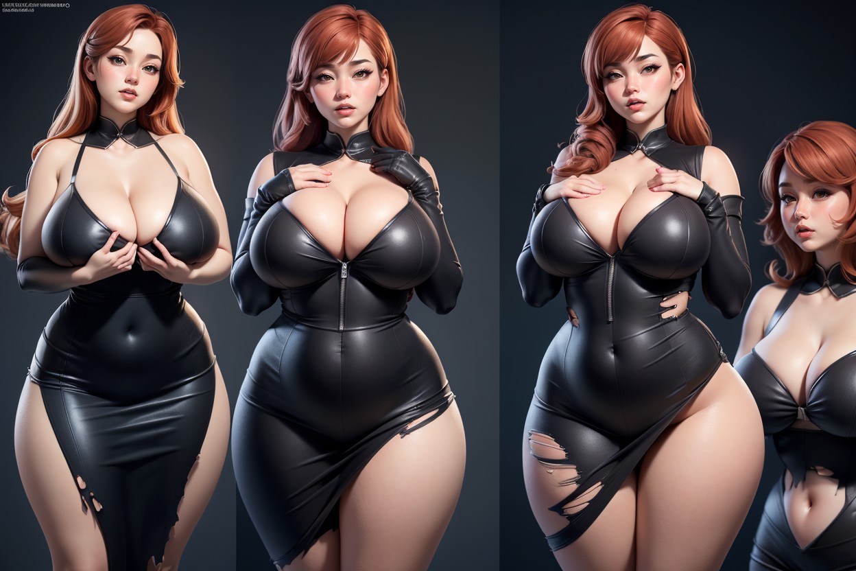 Bbw, Lorathe_most_fattened_titanic_hugely_fat_breasts, Standing Hentai AI Porn
