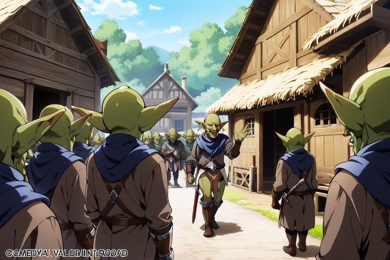 Male Goblin, Bald Goblin, Outside Hentai AI Porn