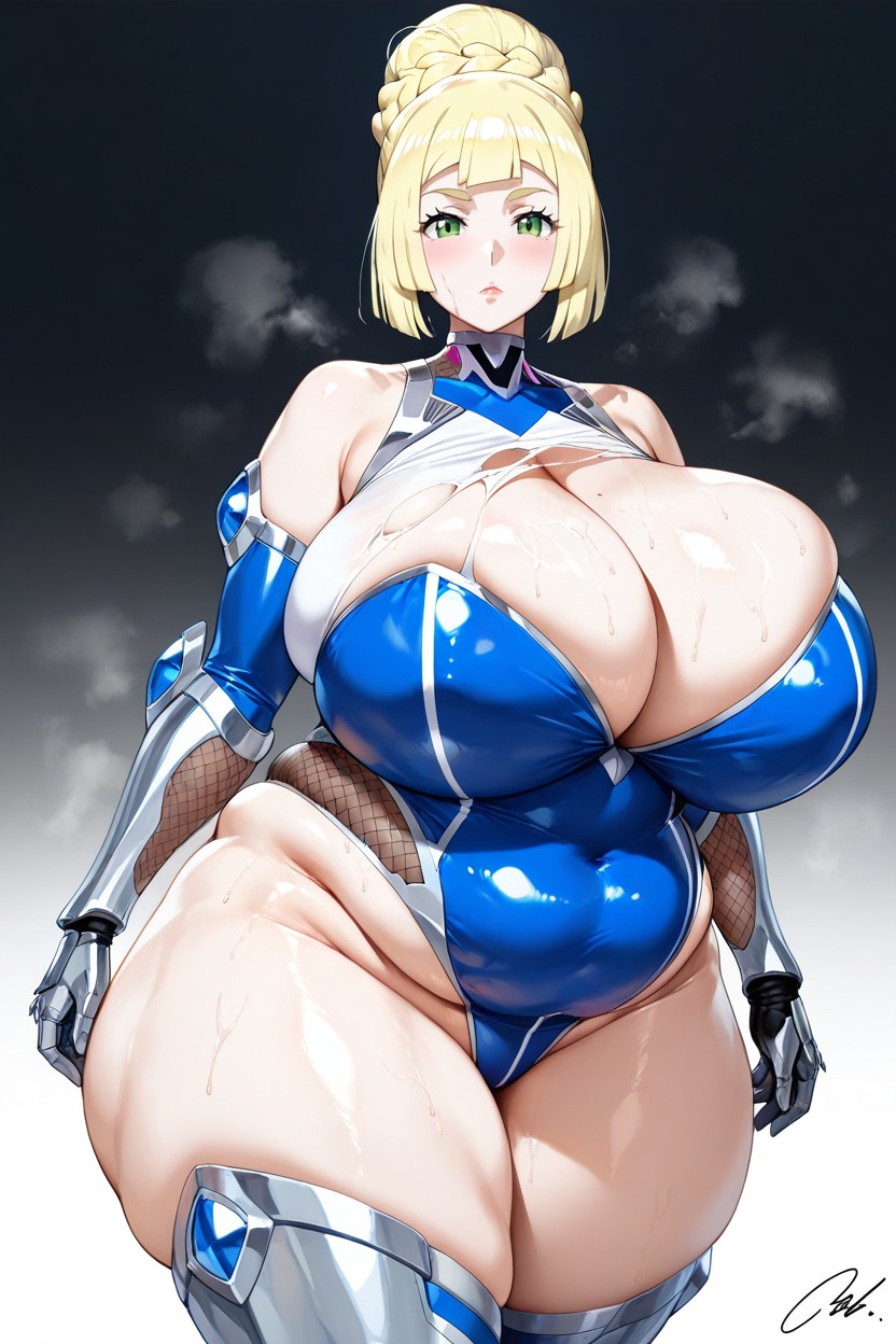 White Skin, Ripped Clothes , Extremely Large Ass Hentai AI Porn