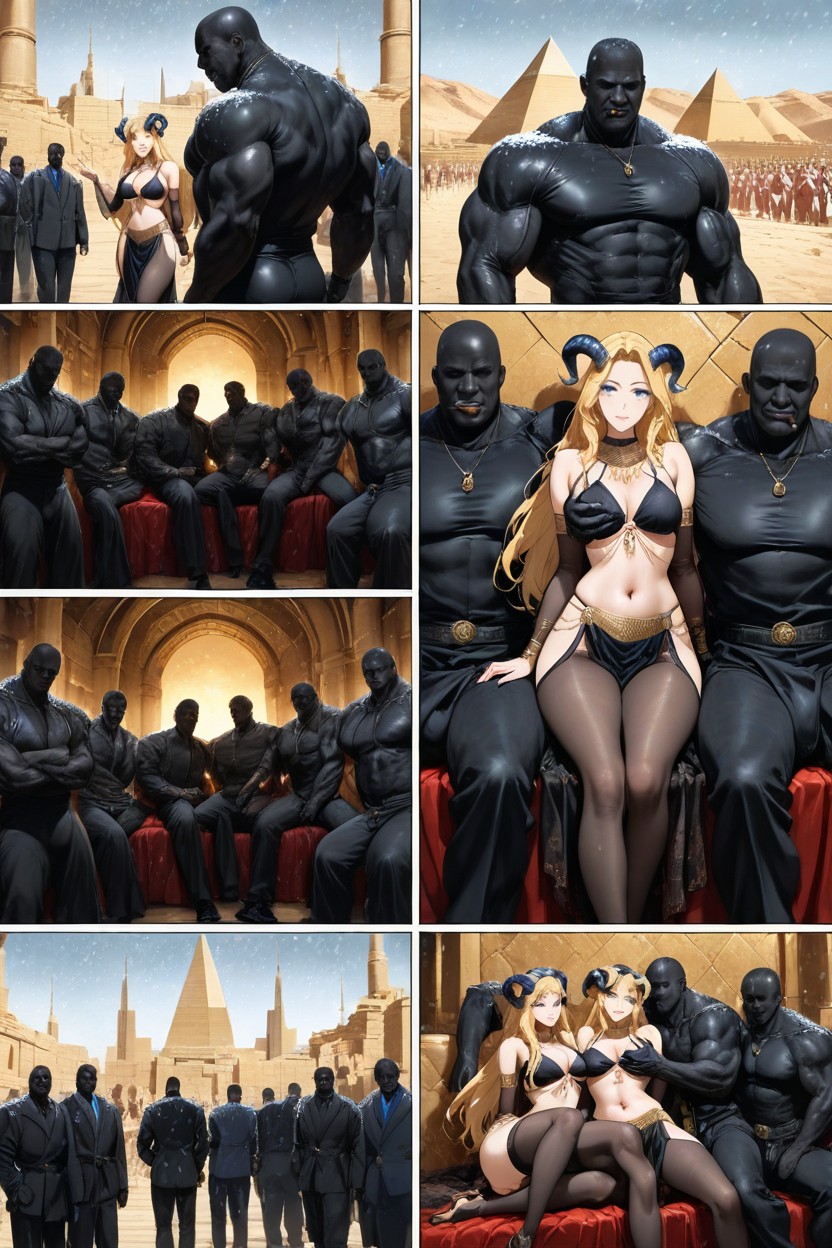 Black Lingerie Top, 18+, Black Leggings Hentai IA