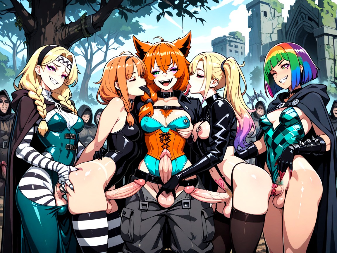 Knot, Belts, Pantyhose Hentai IA