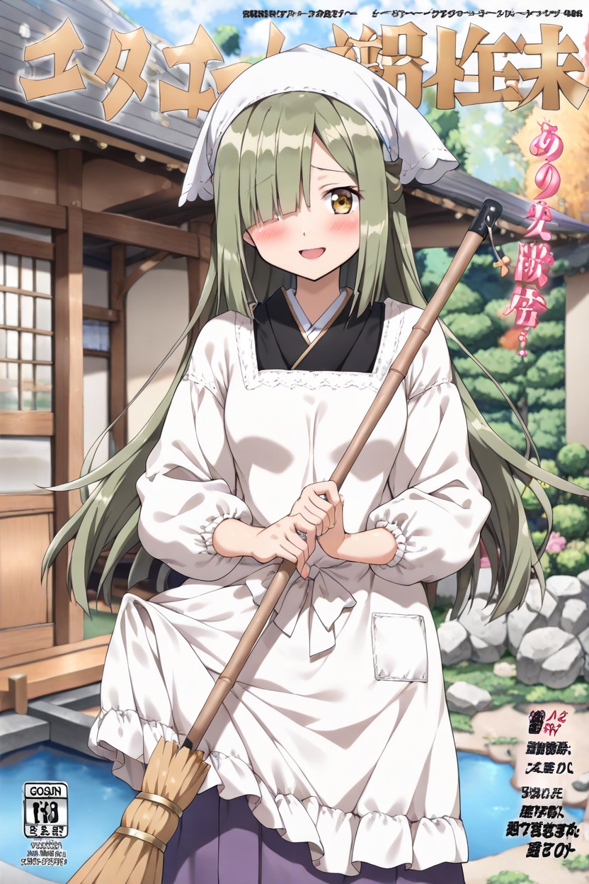 Long Skirt, 25+, Sweep With A Broom Hentai AI Porn