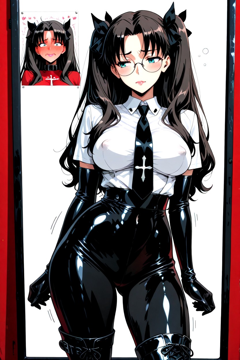 Red Face, One Person, Medium Breast Hentai AI Porn