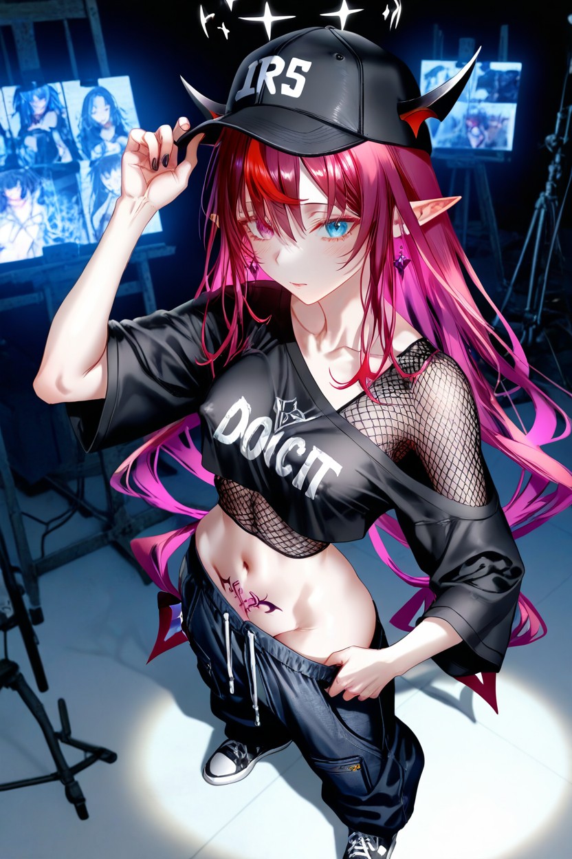 Socks, Small Breasts, Hand Bandage Hentai AI Porn