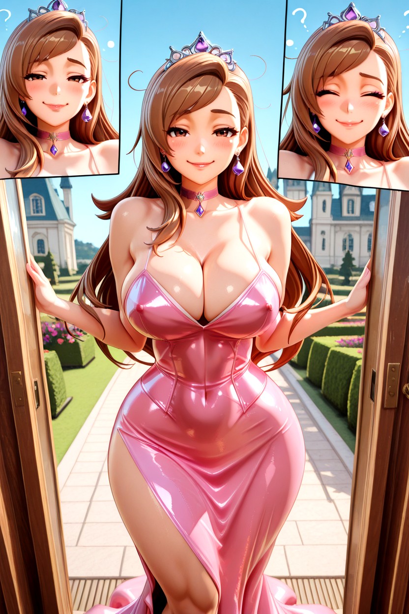 Culo Mediano, Front Walkway, Toned Legs Hentai IA