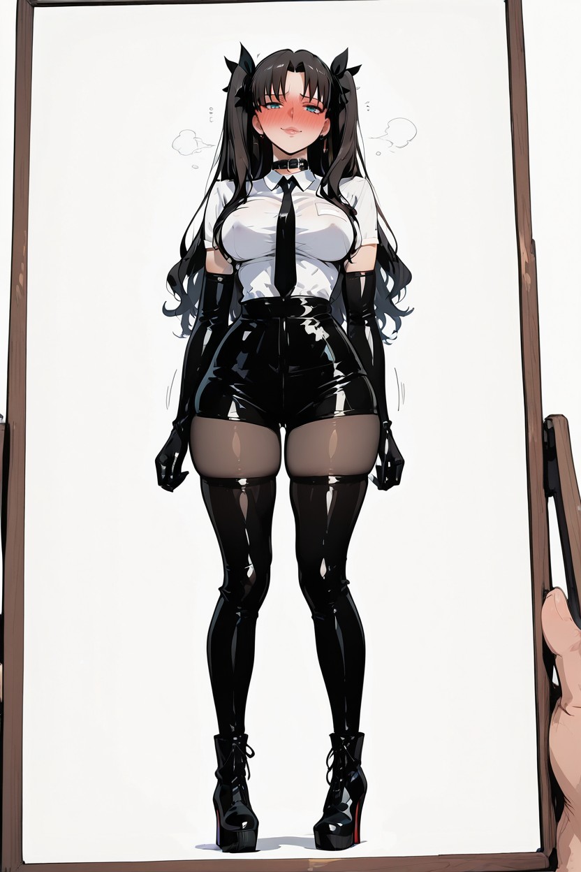 Slut, Medium Ass, Blushing Hentai AI Porn