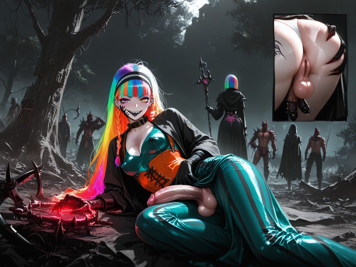 Claws, On Side, Fondling Hentai IA
