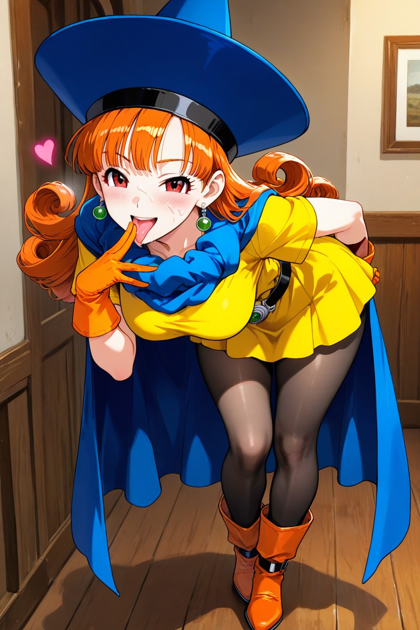 Medium Breast, Bending Forward, Horny Hentai AI Porn