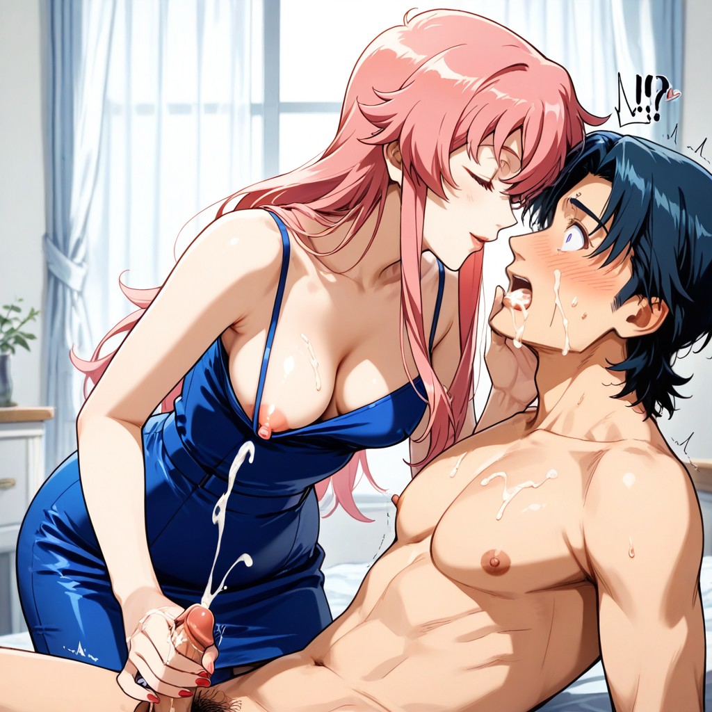 Affectionate, Skinny, Embarrassed Hentai AI Porn