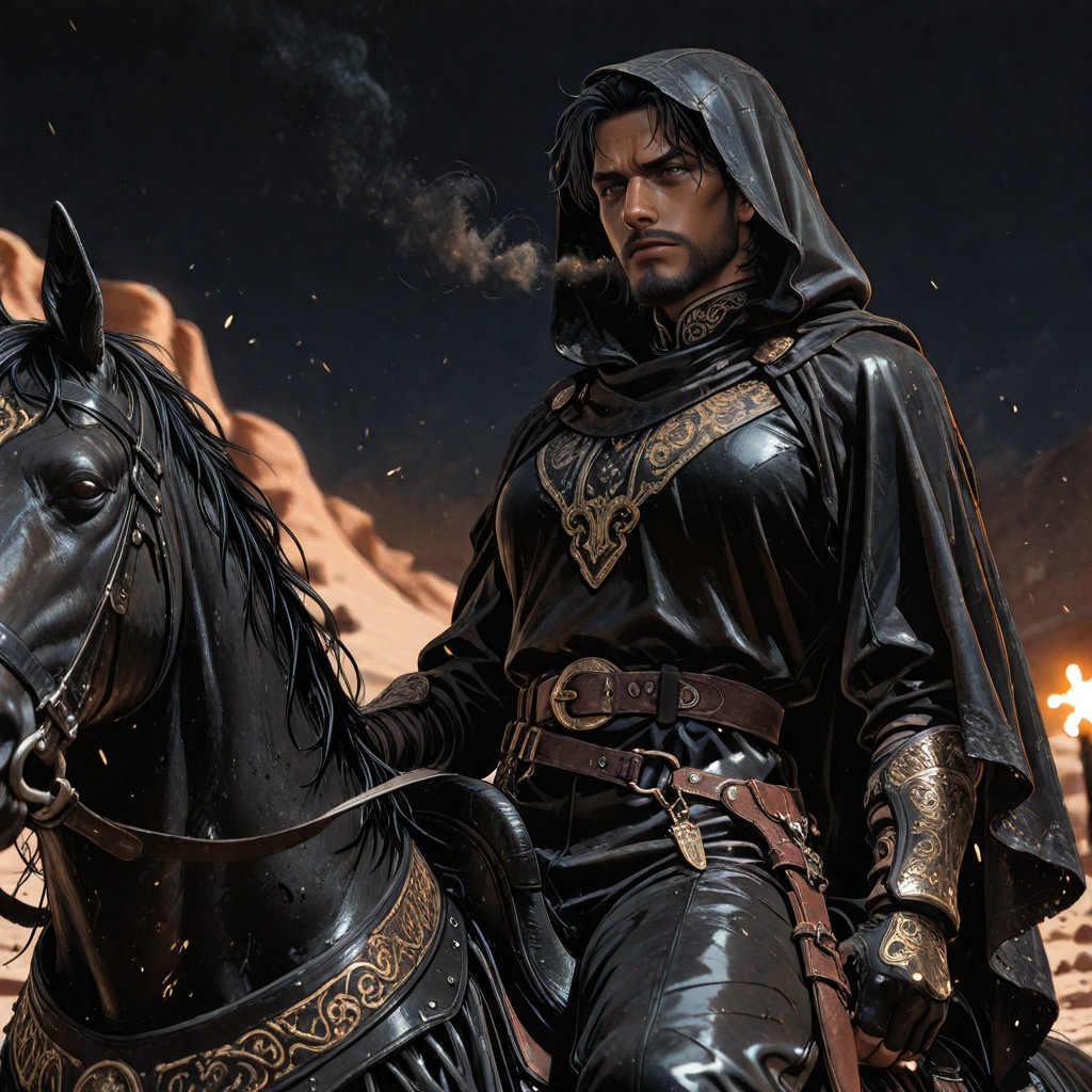 Middle Eastern Assassin Named Tariq, Short Length, "an Handsome Male Hentai AI Porn
